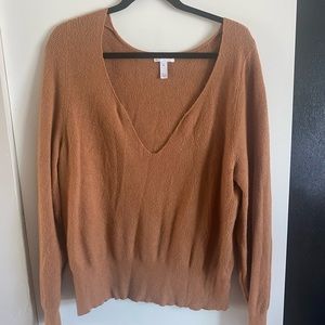 Leith burnt orange sweater